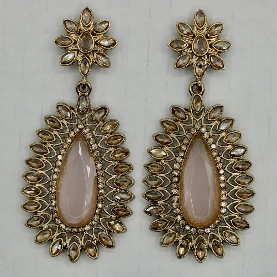 Faux Kundan Fashion Earrings - E565