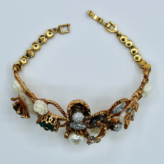 Turkish Crushed Stone Cuff Bracelet - E2306