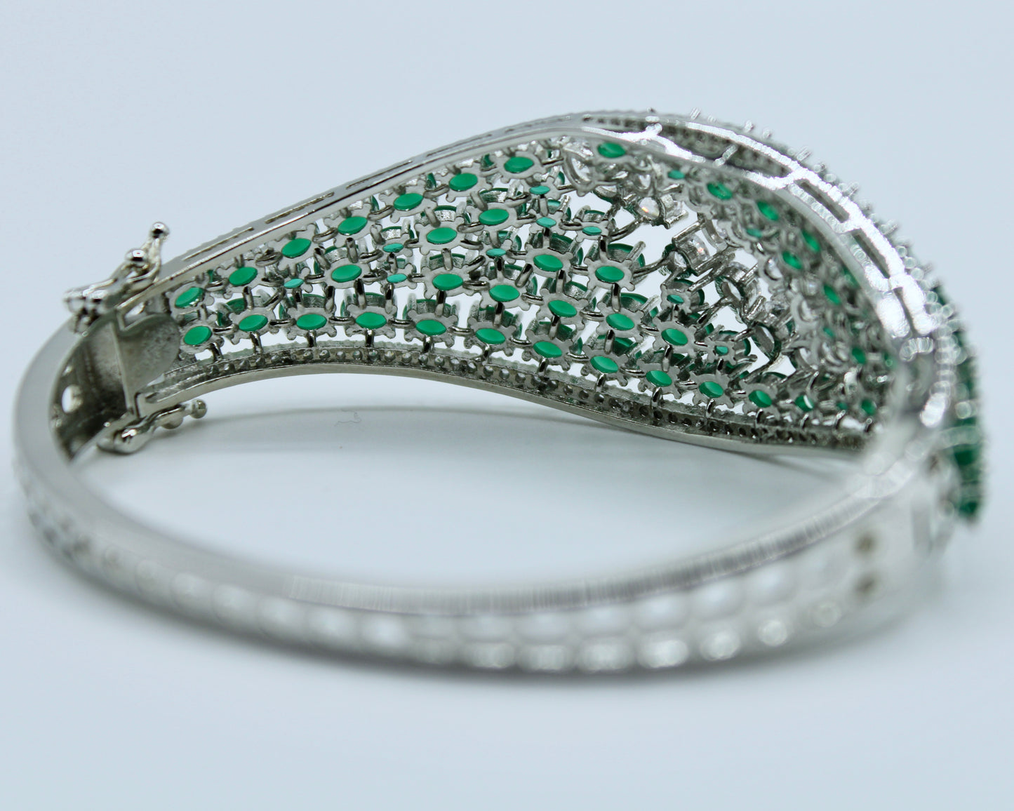 Studded Cubic Zirconia Bracelet - E2312