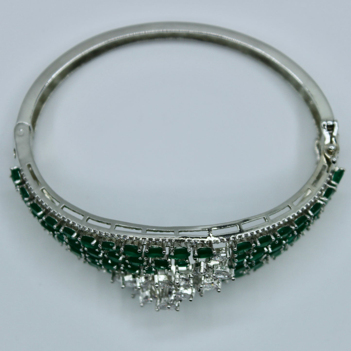 Studded Cubic Zirconia Bracelet - E2312