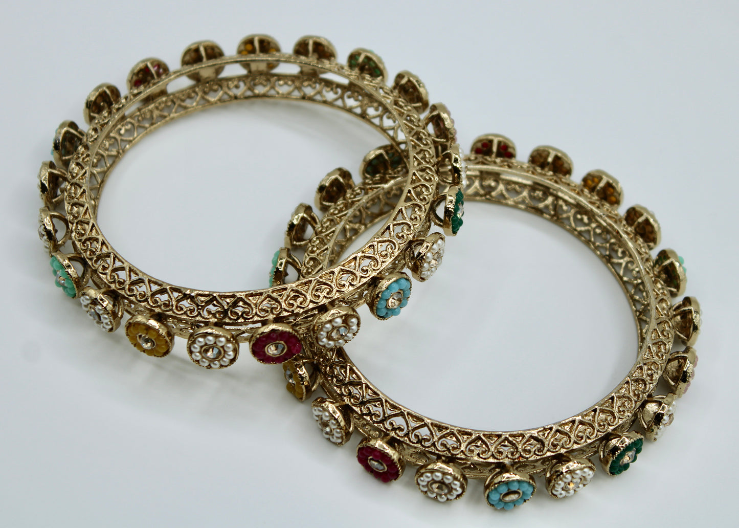 Nauratan Bead Bangle Set - E2246