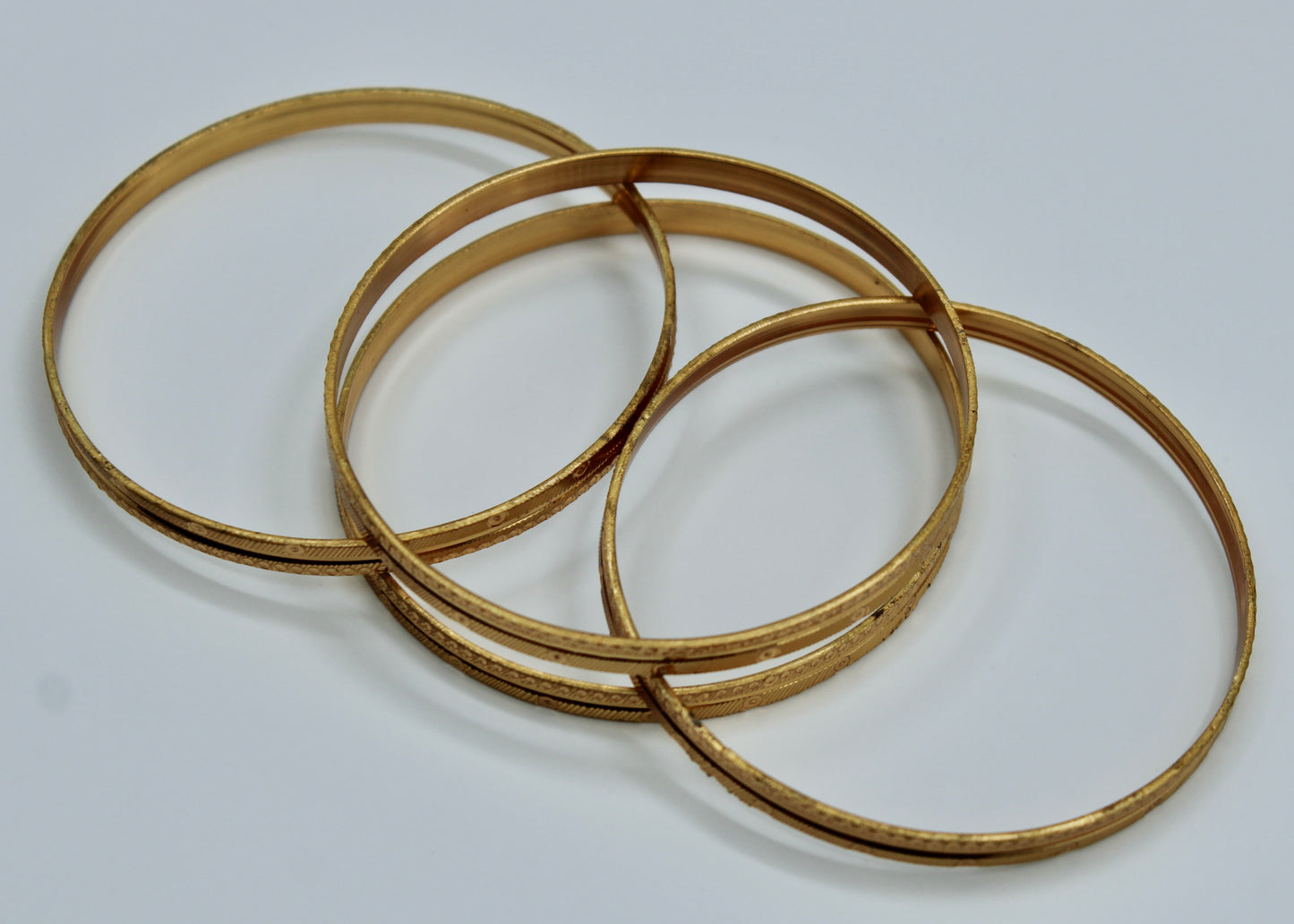 Traditional Golden Bangle Set - E2262