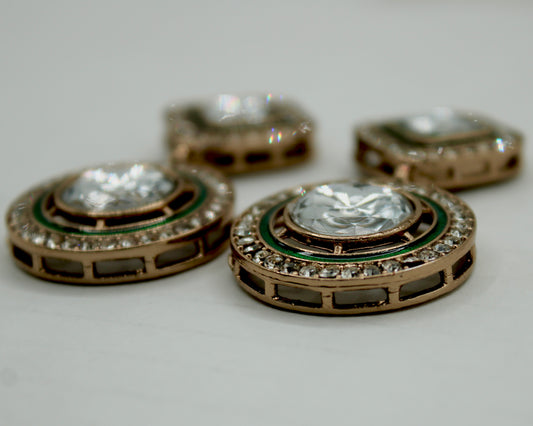 Cubic Zirconia Statement Earrings - E568