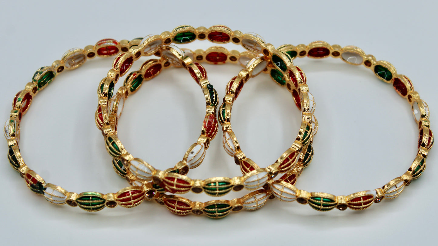 Multicoloured Bangle Set - E2274