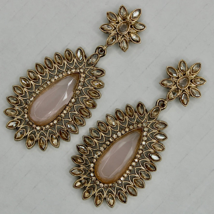 Faux Kundan Fashion Earrings - E565