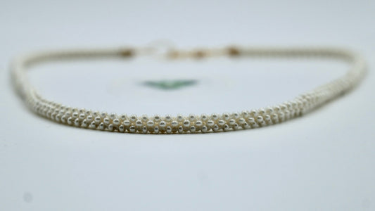 Faux Pearl Beaded Necklace - E2300