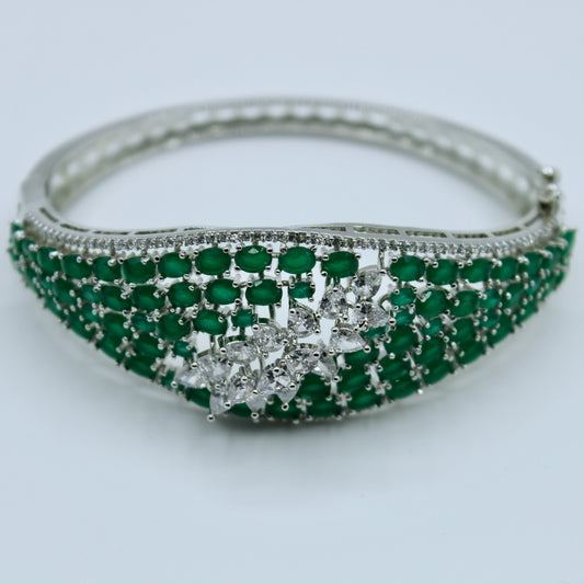 Studded Cubic Zirconia Bracelet - E2312