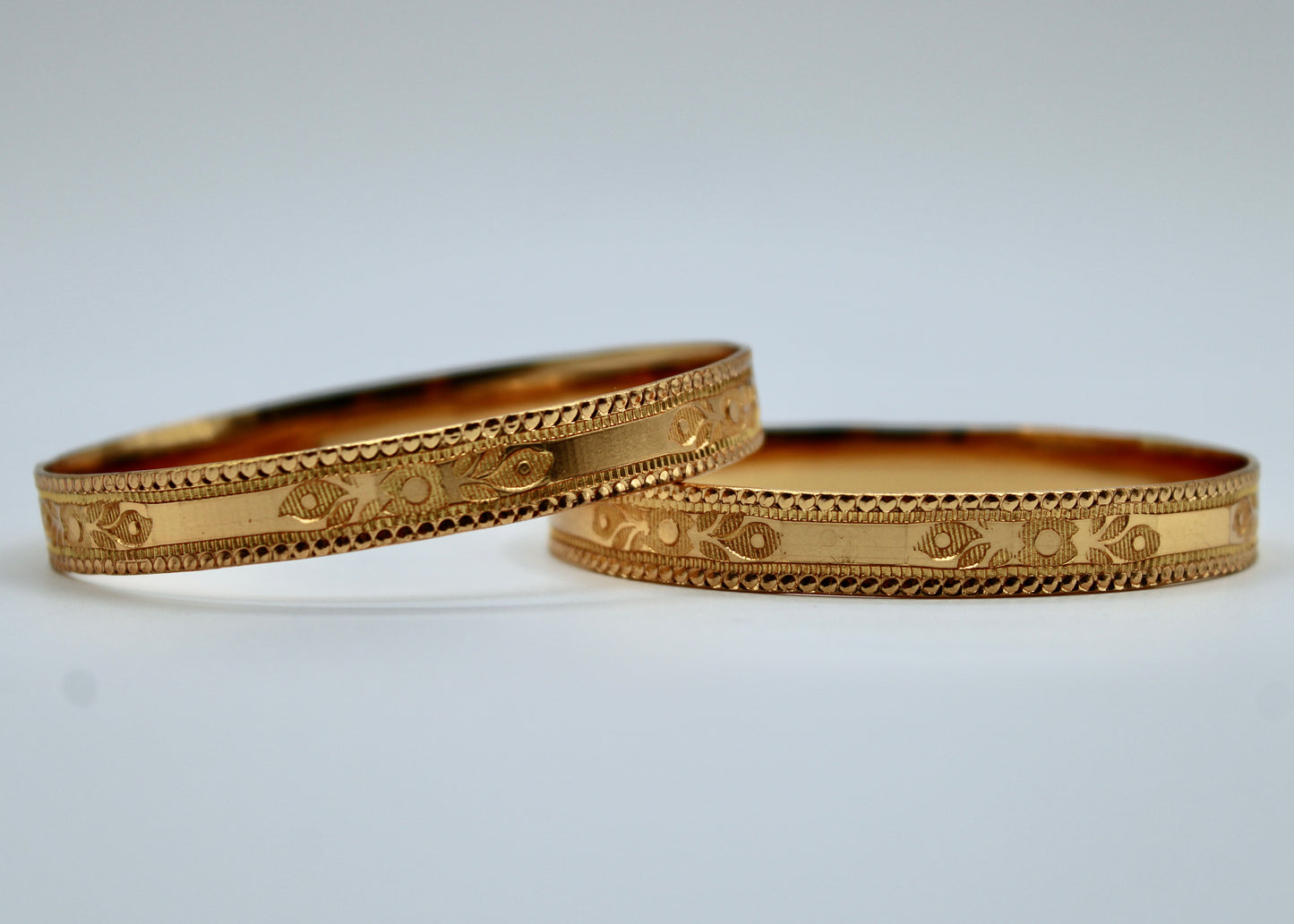 Traditional Golden Kada Set - E2265