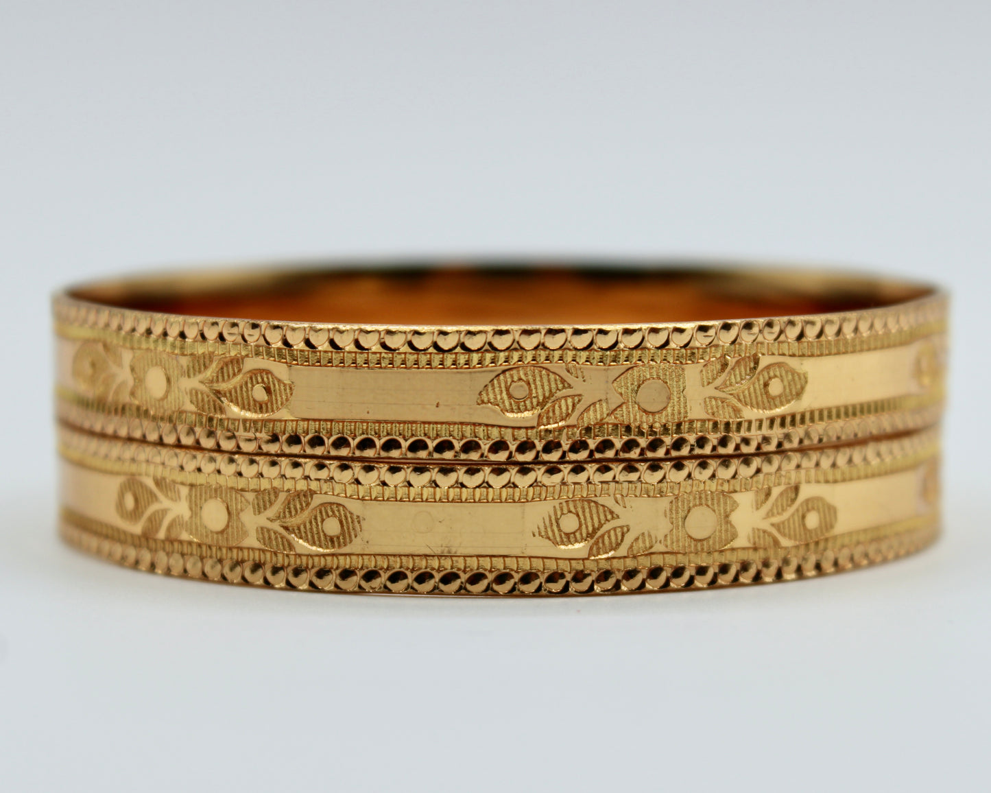 Traditional Golden Kada Set - E2265