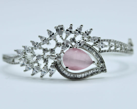 Pear-Cut Cubic Zirconia Bracelet - E2311