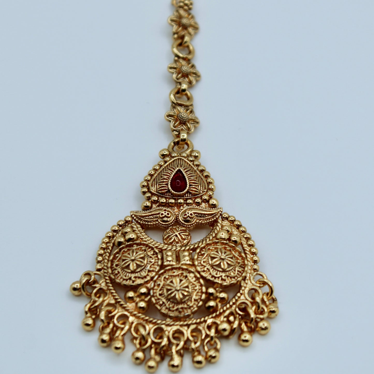 Studded Rajwadi Teeka - E524