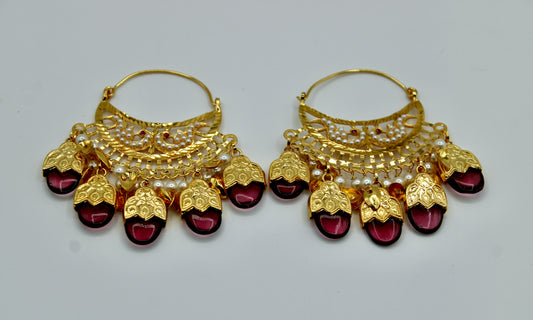 Beaded Baali Earrings - E532