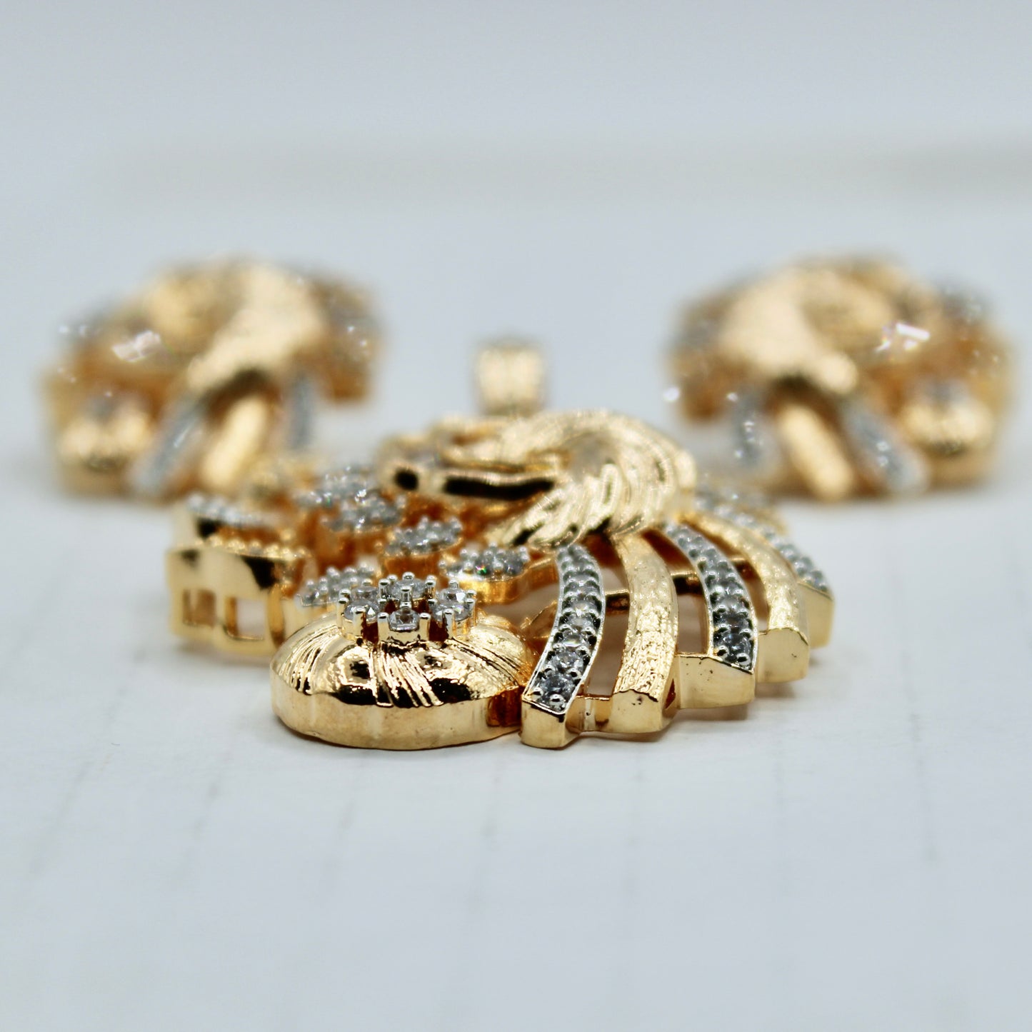 Cubic Zirconia Pendant Set - E2277