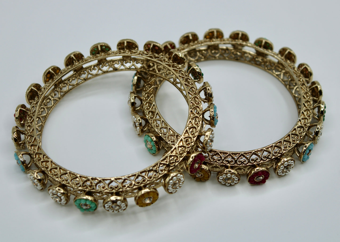 Nauratan Bead Bangle Set - E2246