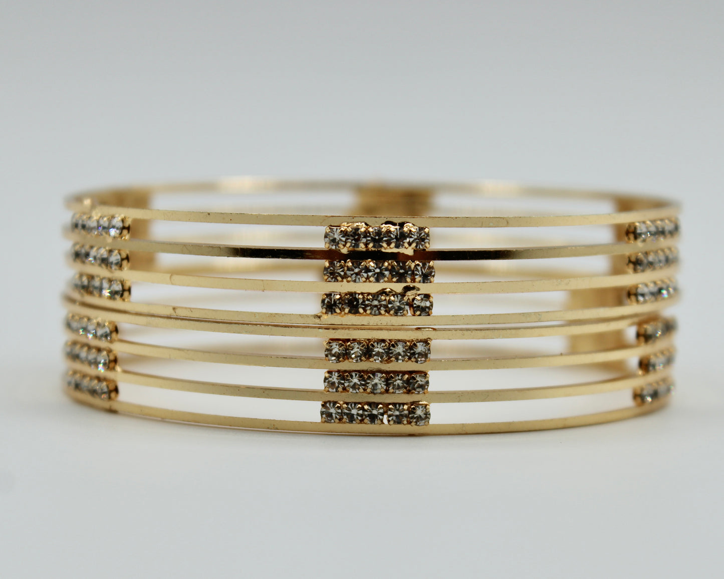Studded Cubic Zirconia Kada Set - E2264