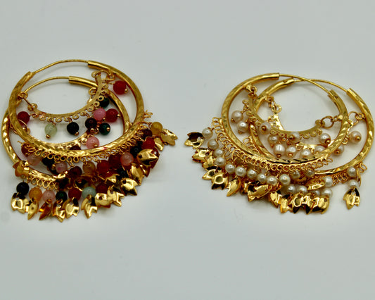 Layered Baali Earrings - E537
