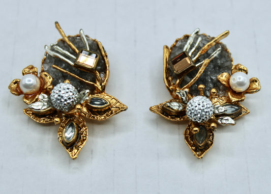 Turkish Crushed Stone Earrings - E2302