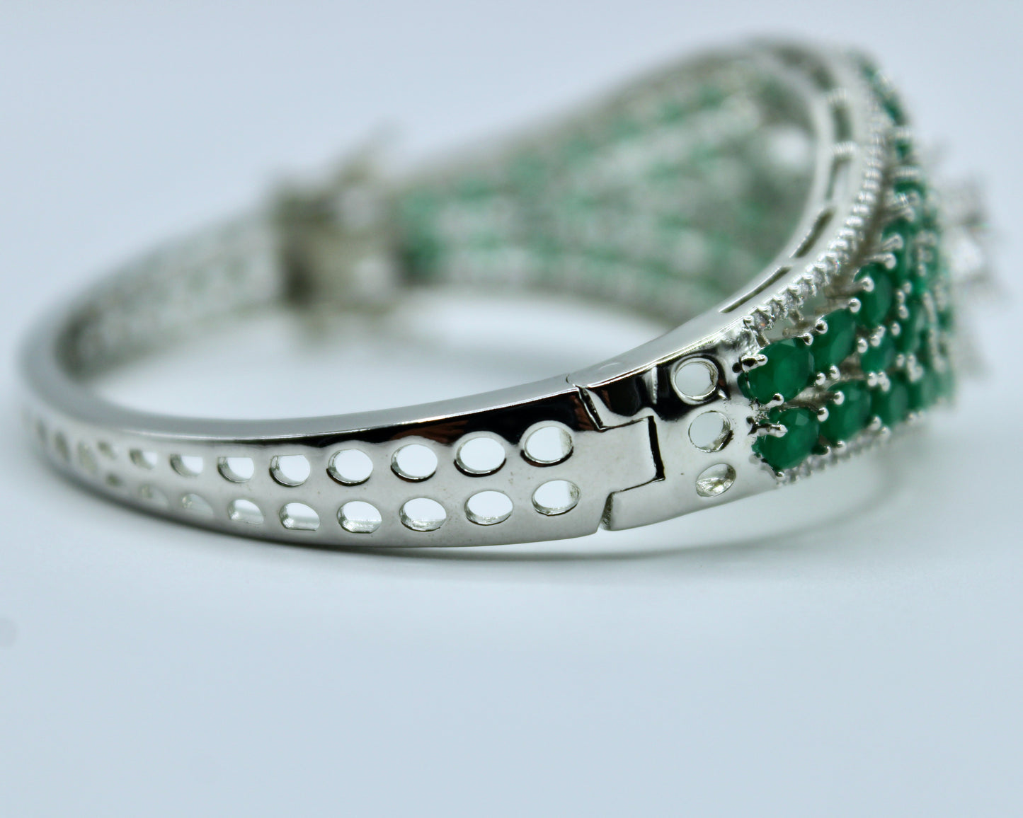 Studded Cubic Zirconia Bracelet - E2312