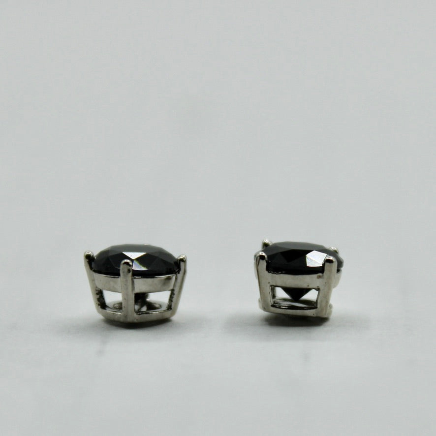 Round-Cut Cubic Zirconia Studs - E2335