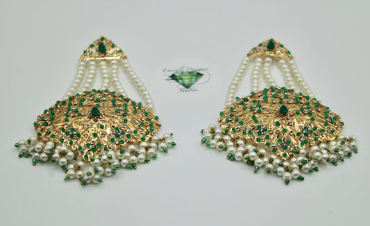 Hyderabadi Jhumer Earrings - E1298
