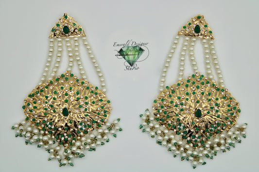 Hyderabadi Jhumer Earrings - E1298
