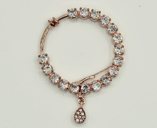 Cubic Zirconia Clip-On Nose Ring - E1310