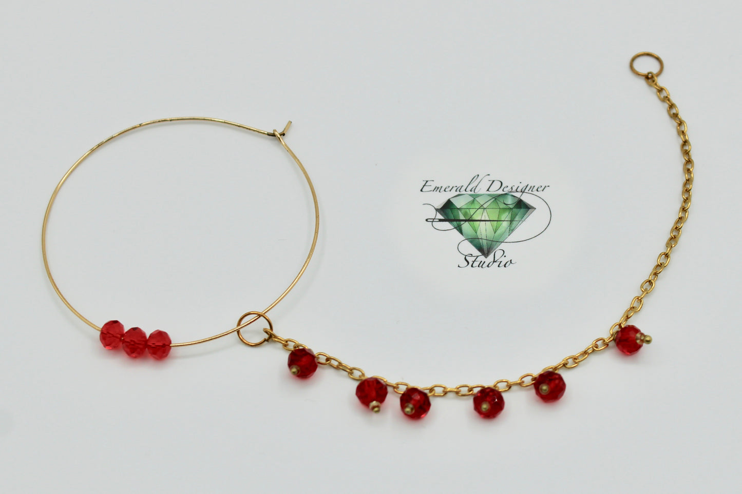 Bridal Crystal Nose Ring - E1352