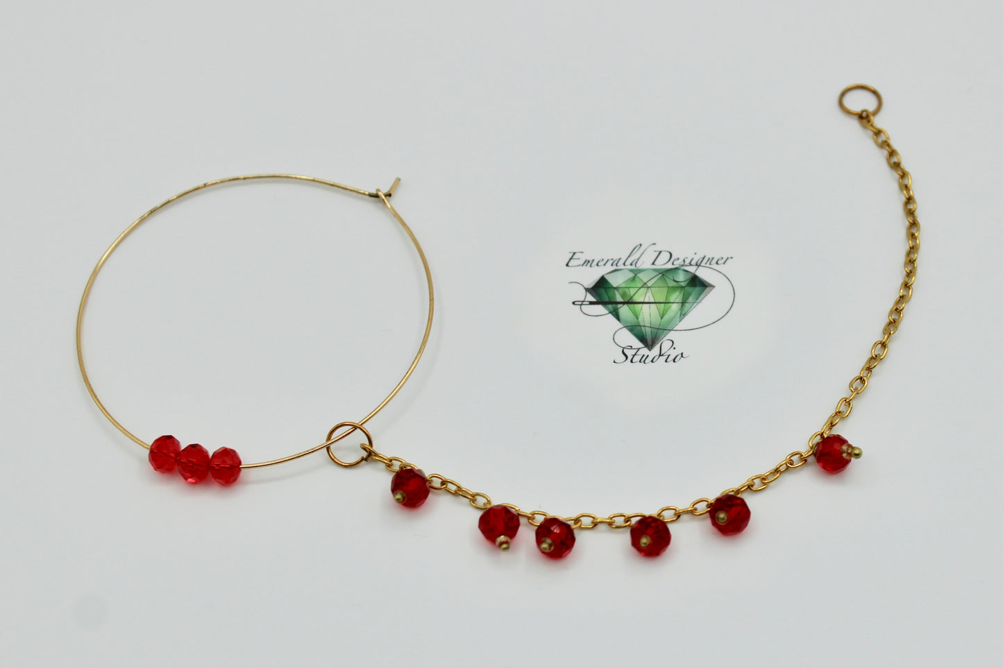 Bridal Crystal Nose Ring - E1352