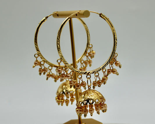 Vintage Baali Jhumka Set - E7012