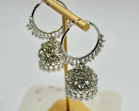 Vintage Baali Jhumka Set - E7010