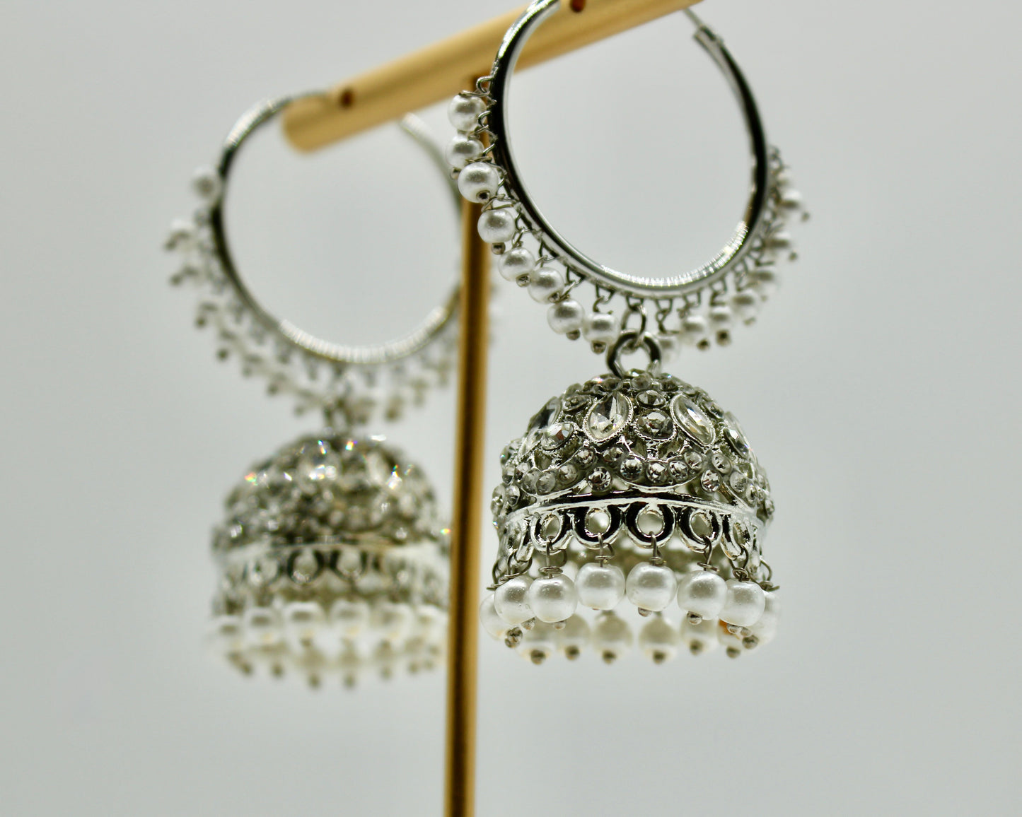 Vintage Baali Jhumka Set - E7010