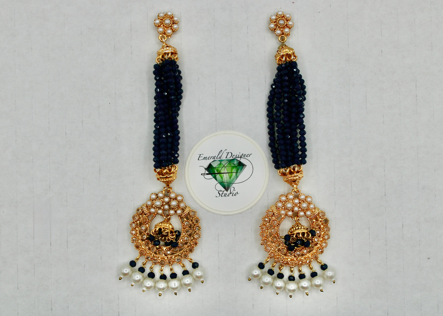 Crystal-Drop Earrings - E7029