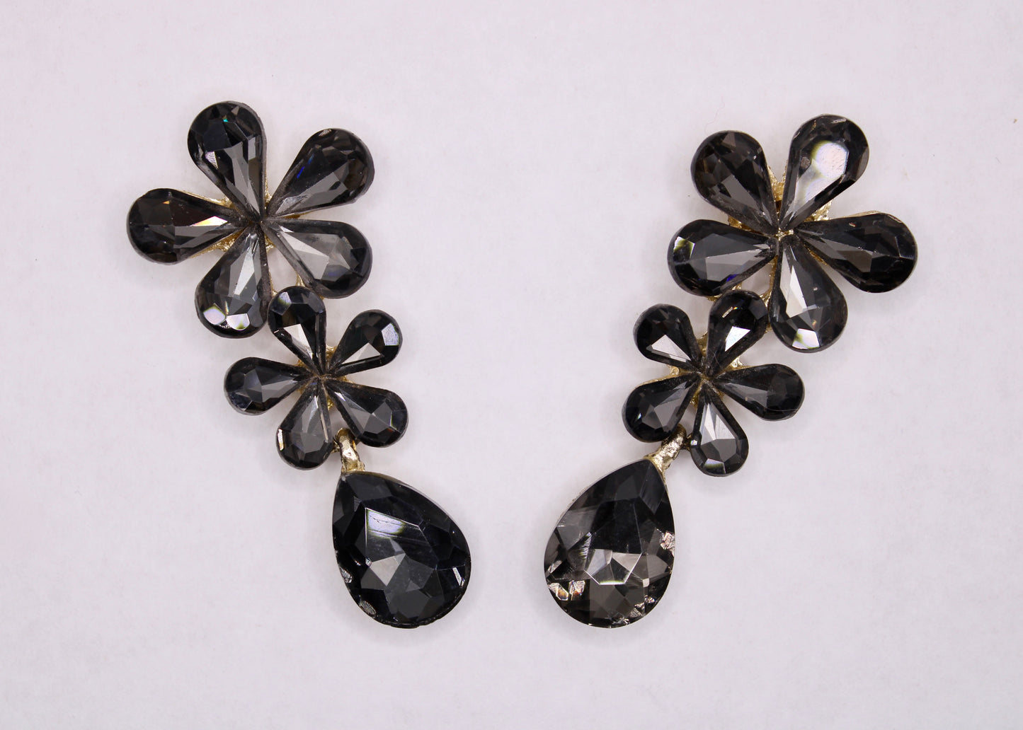 Floral Gemstone Earrings - E7087