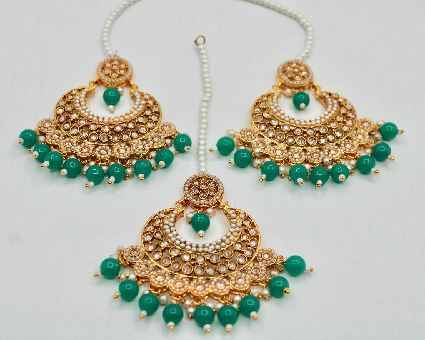 Traditional Chaand Bali Teeka Set - E3133