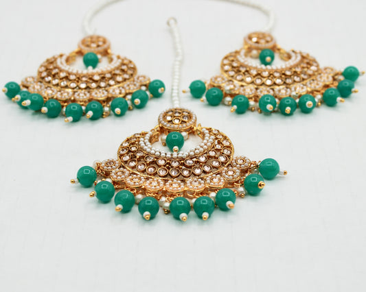 Traditional Chaand Bali Teeka Set - E3133