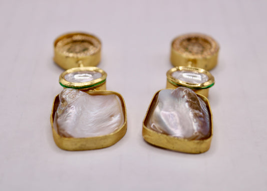 Kundan Uncut Earrings - E7073