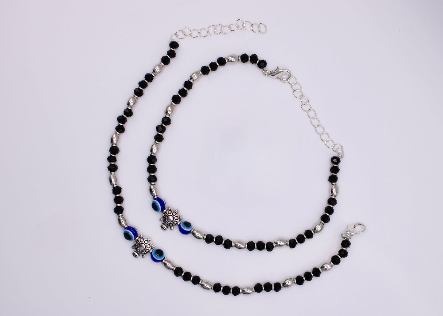 Eye Motif Crystal Anklet - E7055