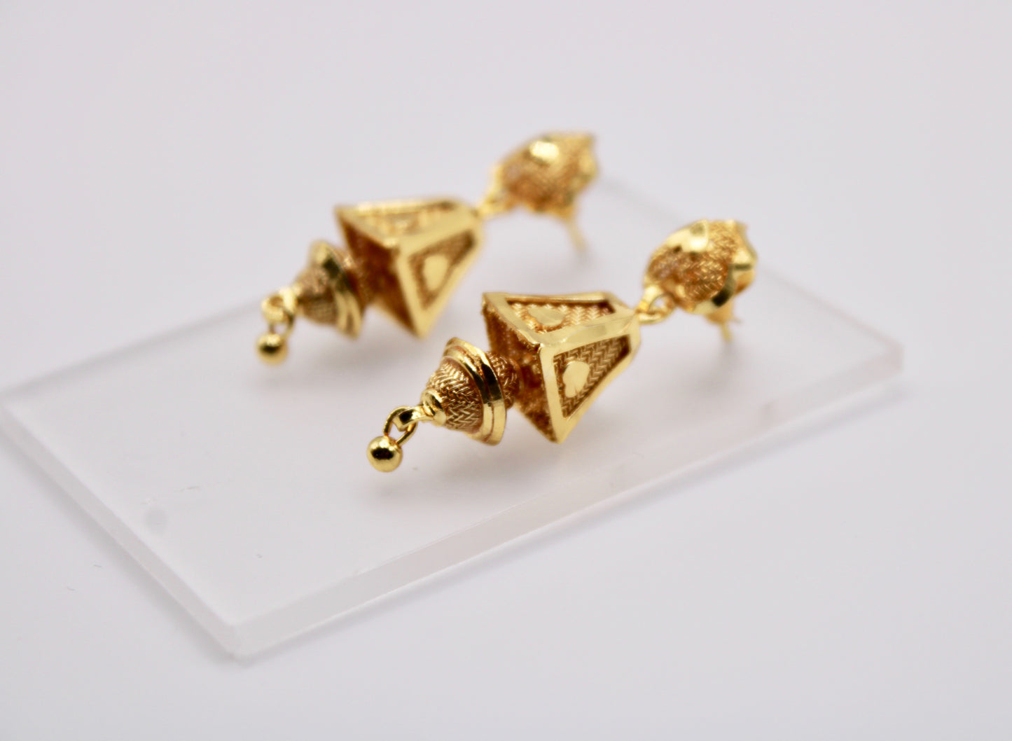Gold-Tone Jhumkis - E1233