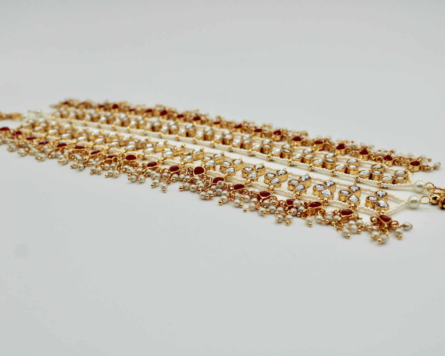 Faux Kundan Anklet - E892