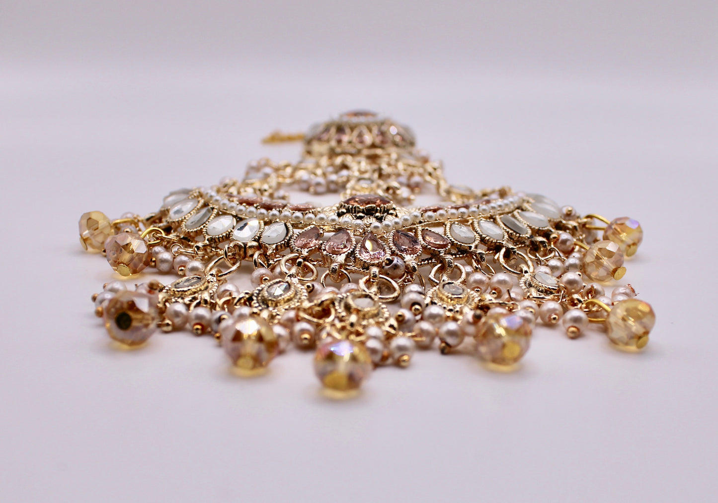 Polki and Faux Kundan Jhumer - E981