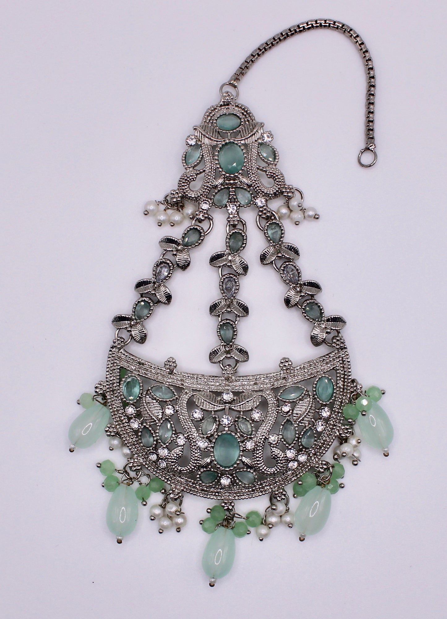 Cubic Zirconia and Mona Lisa Jhumer - E980