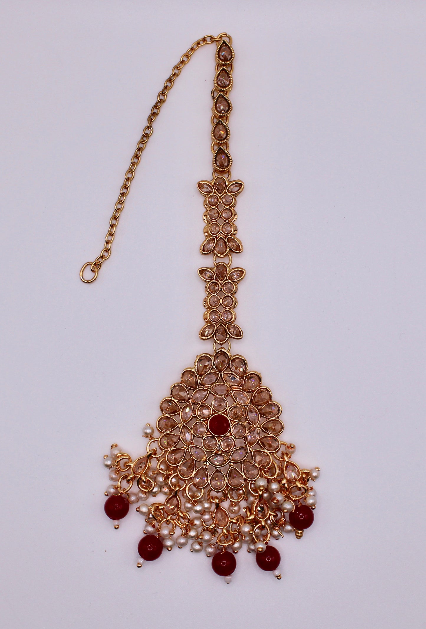 Polki and Bead Teeka - E969