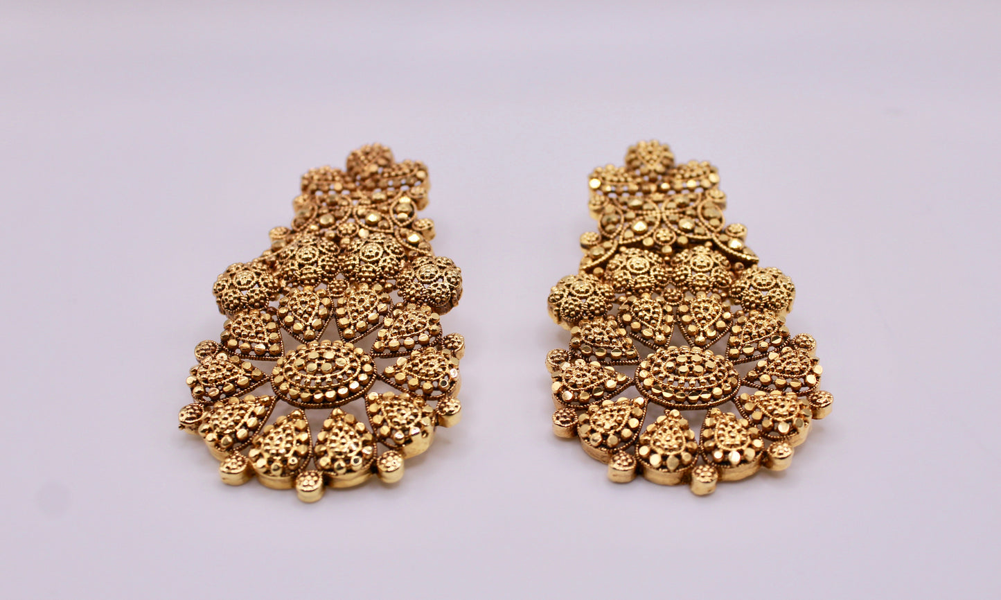 Hand-Made Gold Plated Earrings - E240