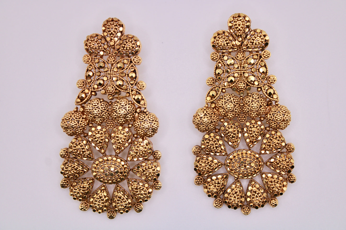 Hand-Made Gold Plated Earrings - E240