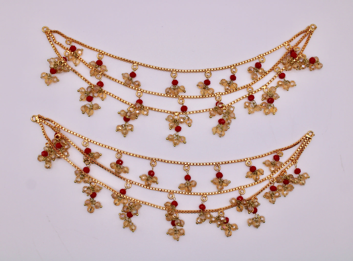 Faux Crystal Layered Saharas - E111