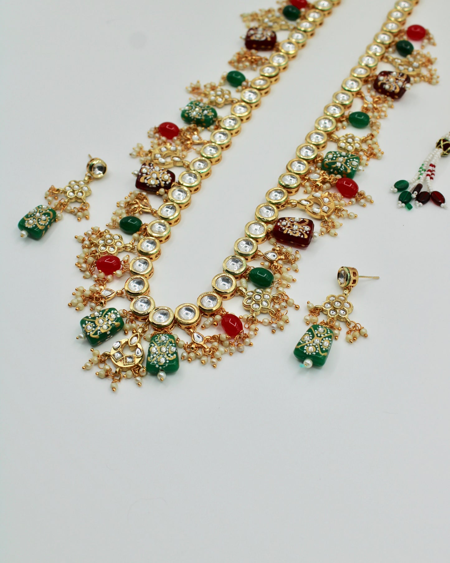 Fusion Kundan Maala Set-E3056