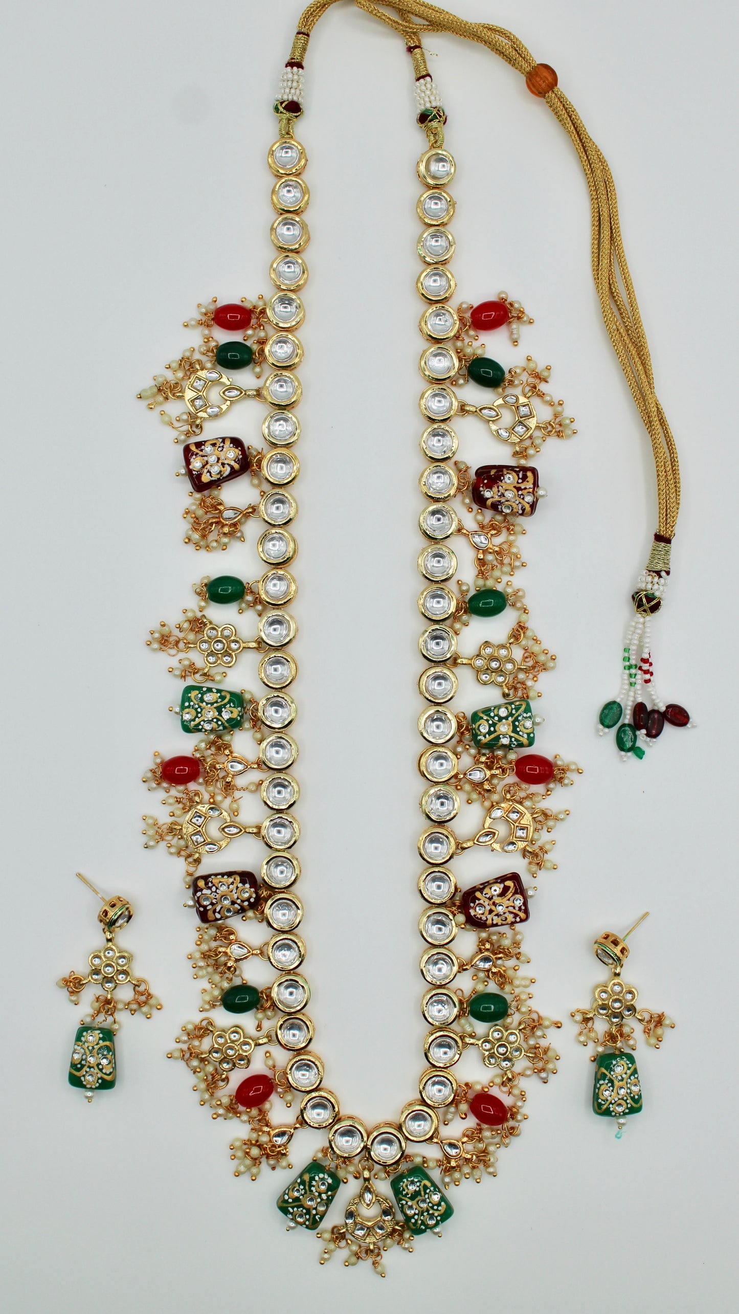 Fusion Kundan Maala Set-E3056