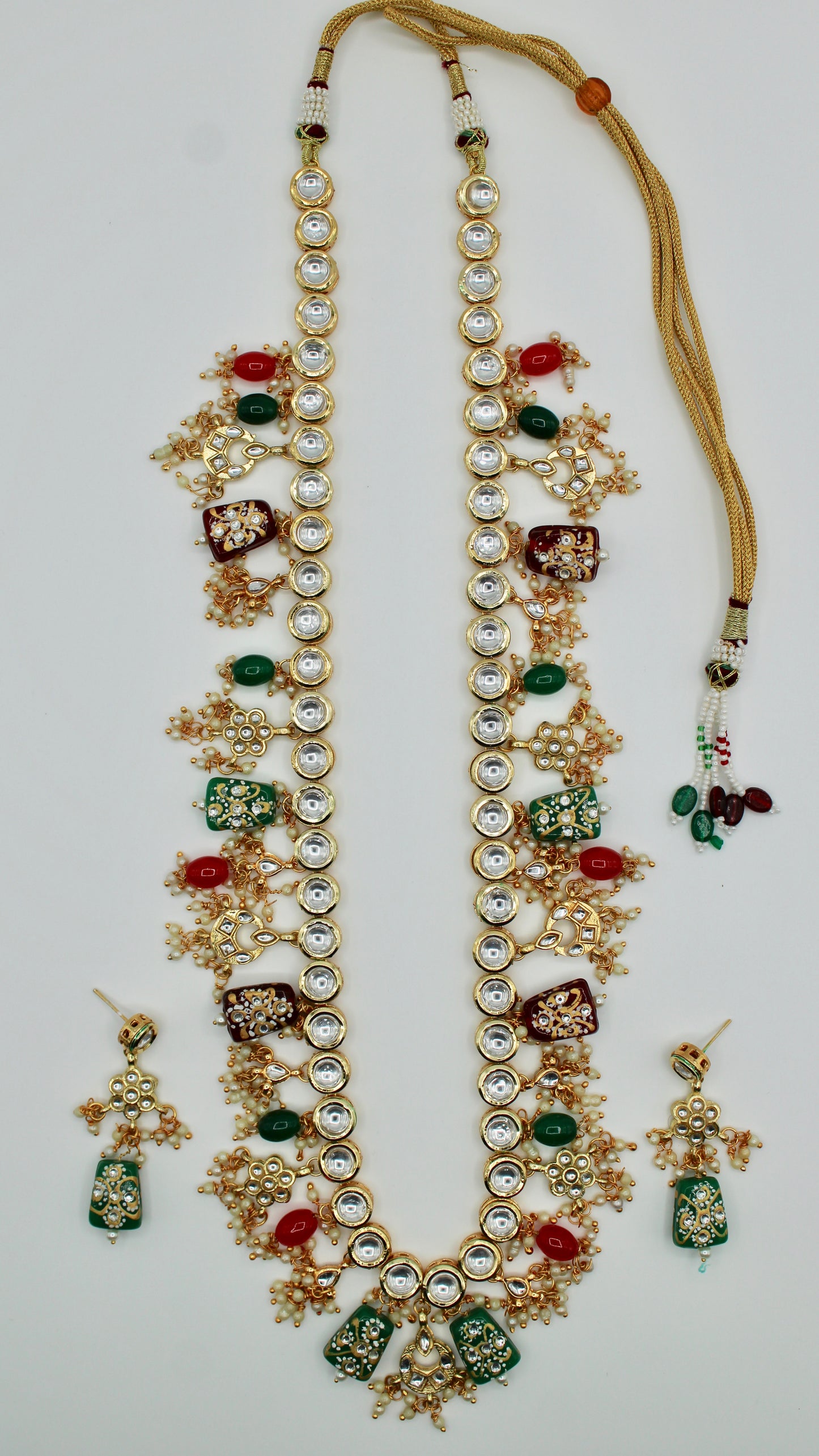 Fusion Kundan Maala Set-E3056