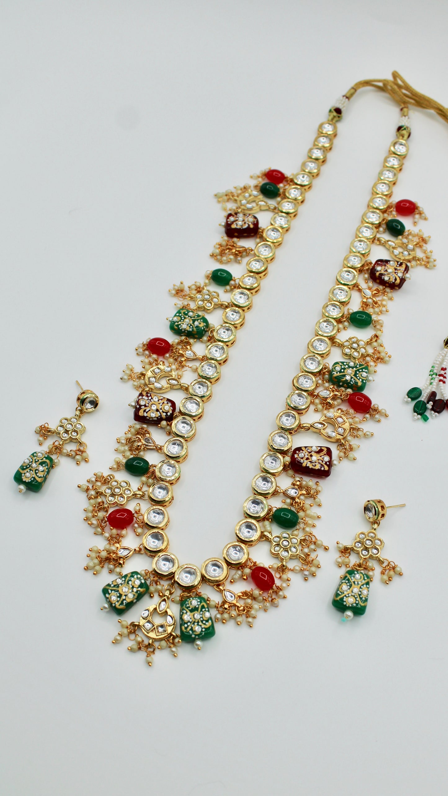 Fusion Kundan Maala Set-E3056