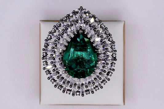 Cubic Zirconia Cocktail Ring - E1910